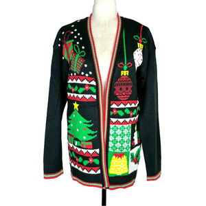 The Pink Closet Christmas cardigan